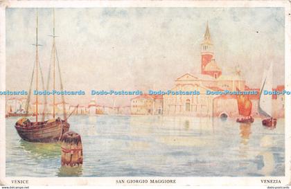 R265797 San Giorgio Maggiore Venice Venezia 5 16 Medici Society Ld London No 510