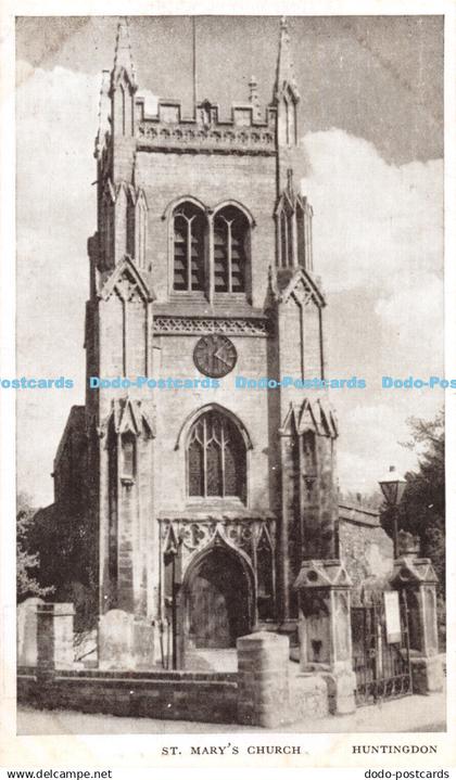 R286376 Huntington St Mary Church Postcard