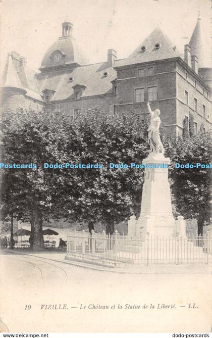 R288725 19 Vizille Le Chateau et la Statue de la Liberte LL 1917