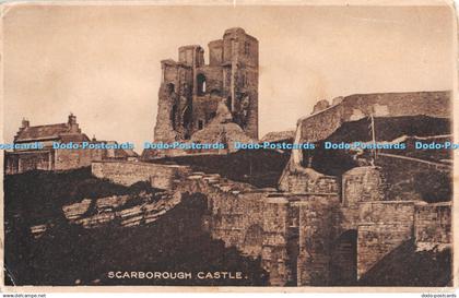 R314199 Scarborough Castle Dennis and Holloway Heraldic Stationers Scarborough