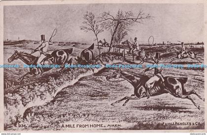 R320263 A Mile From Home Aiken J Beagles and Co Post Card