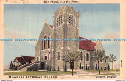 R329245 Wichita Kansas Immanuel Lutheran Church The Church with the Chimes Genui