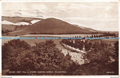 R330810 Folkestone Sugar Loaf Hill and Cherry Garden Avenue Valentine Photo Brow