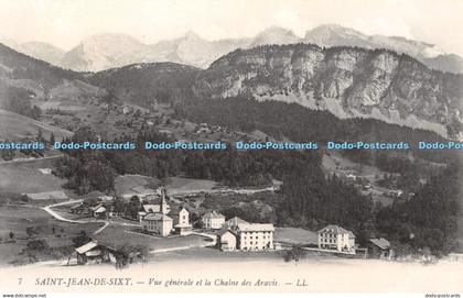 R332474 7 Saint Jean de Sixt Vue generale et la Chaine des Aravis LL