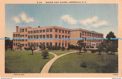 R345398 Senior High School Greenville S C G 53 Photo by Coxe E 6250 Asheville Po