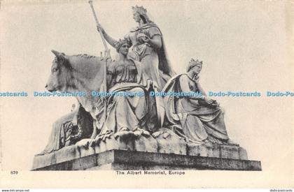 R355907 Europe The Albert Memorial Postcard