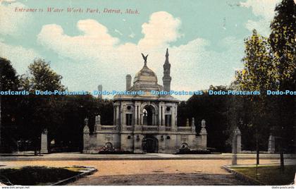 R356514 Entrance to Water Works Park Detroit Mich 276 The Detroit News Company 1