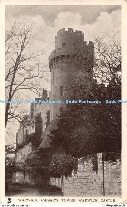 R366986 Warwick Caesar Tower Warwick Castle Tuck Glosso Postcard Series 5571