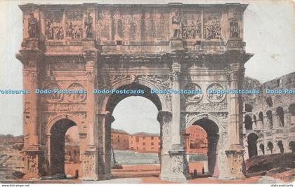 R373615 The Arch of Constantine Erected by Constantine the first Christian emper