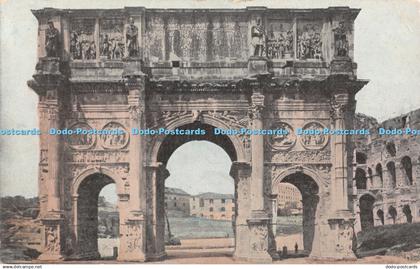 R373625 The Arch of Constantine Erected by Constantine the first Christian emper