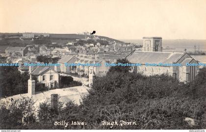 R390832 Scilly Isles Hugh Town Gibson T I C Penzance and Scilly Isles