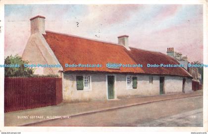 R414553 Ayr Burn Cottage Alloway A D Henderson Henderson Coloured Series 1949