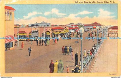 R415978 8th and Boardwalk Ocean City N J Cones Smoke Shop C T Art Colortone Curt