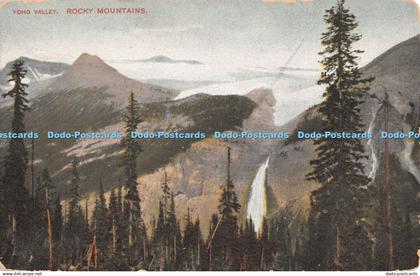 R426229 Yoho Valley Rocky Mountains Postcard