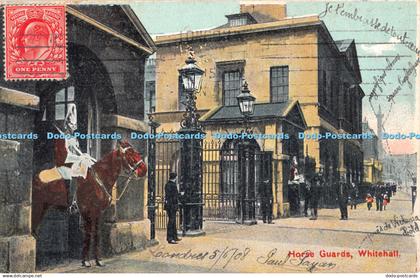 R430311 Horse Guards Whitehall 1908