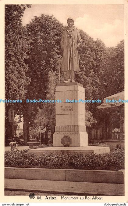 R464323 Albert 80 Arlon Monument au Roi Albert Breyer Lussot