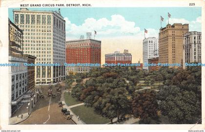 R465899 West Grand Circus Park Detroit Mich 225 Detroit News 1934