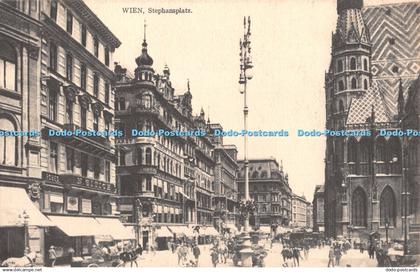 R468241 Wien Stephansplatz W D W I Postcard