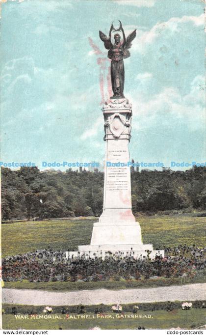 R475556 War Memorial Saltwell Park Gateshead T H D Series 1909 Dickinson