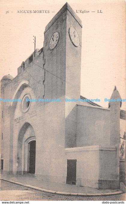 R489704 Aigues Mortes L Eglise LL 36