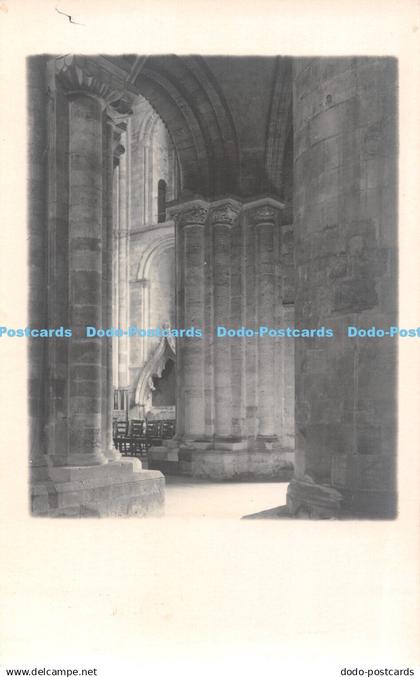 R495141 Unknown church arches Postcard