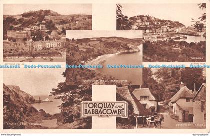 R506095 Torquay and Babbacombe Torquay Cockington Forge Tuck Multi View