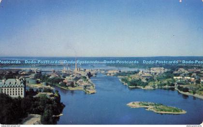 R601818 View of Ottawa River View from Peace Tower Parliament Buildings Ottawa O