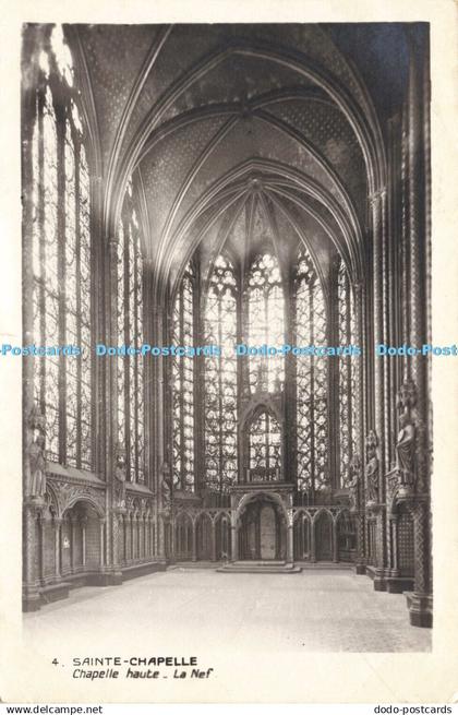 R603946 Sainte Chapelle Chapelle Haute La Nef Monuments Historiques 1936