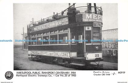 R605886 Hartlepool Public Transport Centenary 1984 Hartlepool Electric Tramways