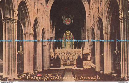 R614734 St Patricks Cathedral Armagh Irish Pictorial Card Emerald Series 1906