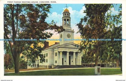 R622538 First Parish Meeting House Concord Mass Tichnor Bros