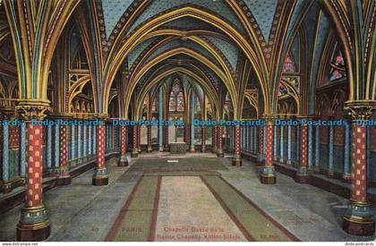 R629409 Paris. Chapelle Basse de la Sainte Chapelle. ND. Phot