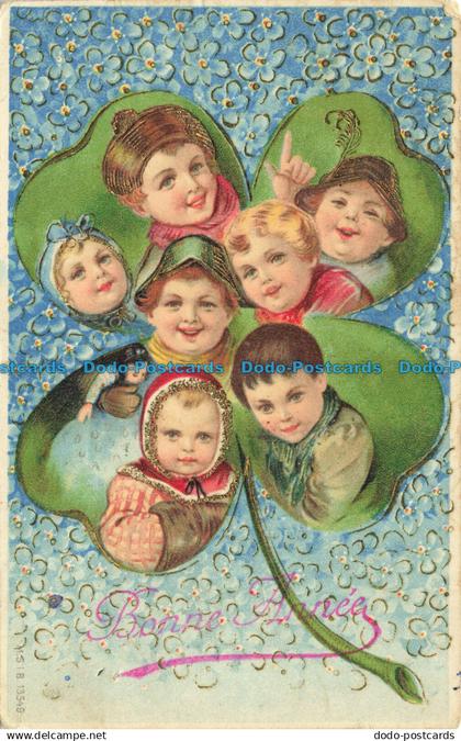 R634695 Bonne Annee. Postcard