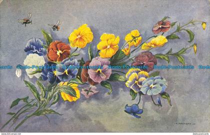 R645469 Pansies. R. S. Art Press. H. Hammond