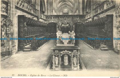 R651684 Bourg. Eglise de Brou. Le Choeur. ND