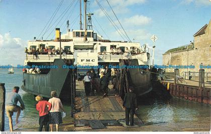 R652101 I. W. Lymington. Yarmouth Ferry Boat at Yarmouth. W. J. Nigh. Plastichro