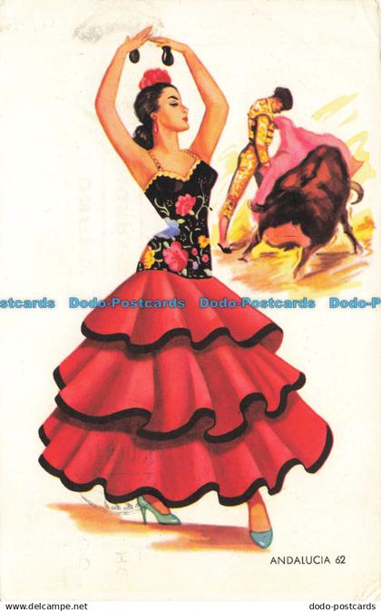 R655802 Flamenco dancer. Andalucia