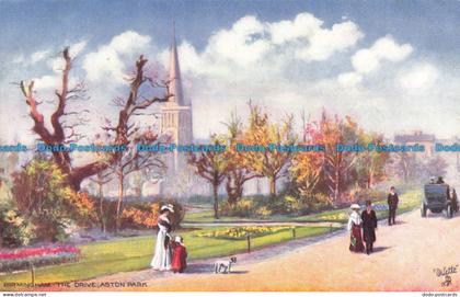 R661581 Birmingham. Aston Park. The Drive. Birmingham Parks. Tuck. Oilette. 7084