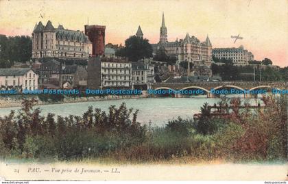 R665587 Pau. Vue Prise de Jurancon. LL. 24. 1907