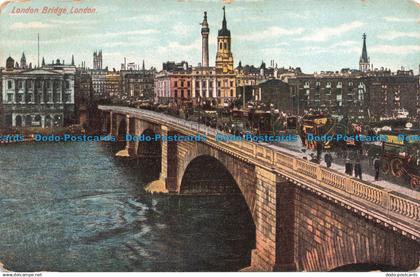 R668629 London. London Bridge. Postcard