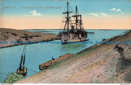 R678919 Ismailia. Entrance of the Ismailia Canal. Cairo Postcard Trust. Serie 64