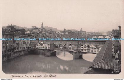 R700674 Firenze. Veduta dei Ponti. A. Traldi