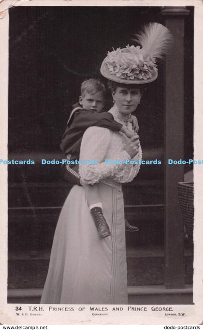 R714297 T. R. H. Princess of Wales and Prince George. W. and D. Downey