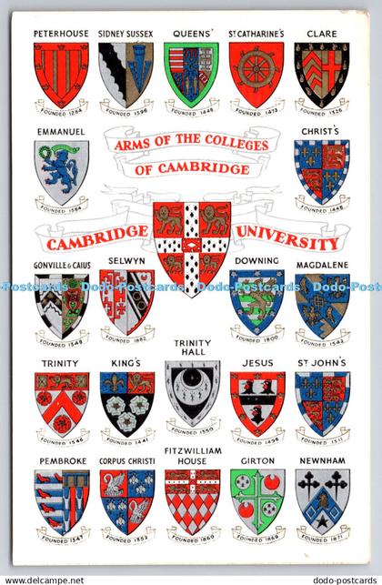 R739694 Cambridge University Arms of the Colleges of Cambridge Alfred Savage