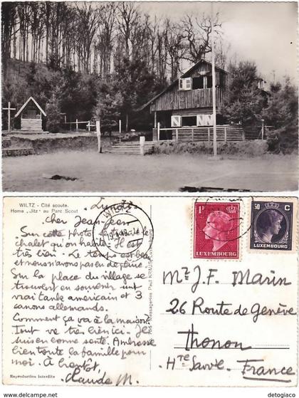 WILTZ - LUSSEMBURGO - CITTA' SCOUT - HOME "JITZ" AU PARC SCOUT - VIAGG. -60091-