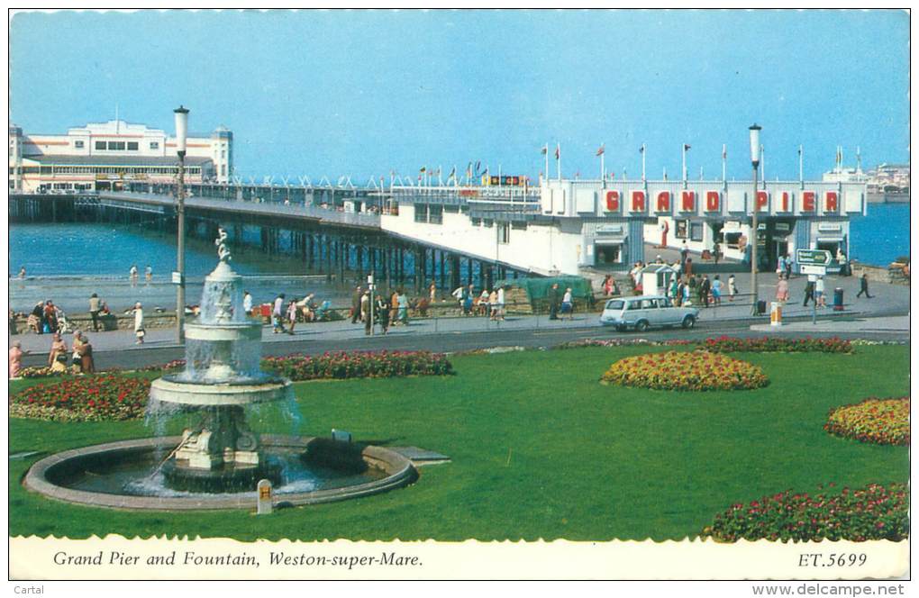 WESTON-SUPER-MARE - Grand Pier and Fountain