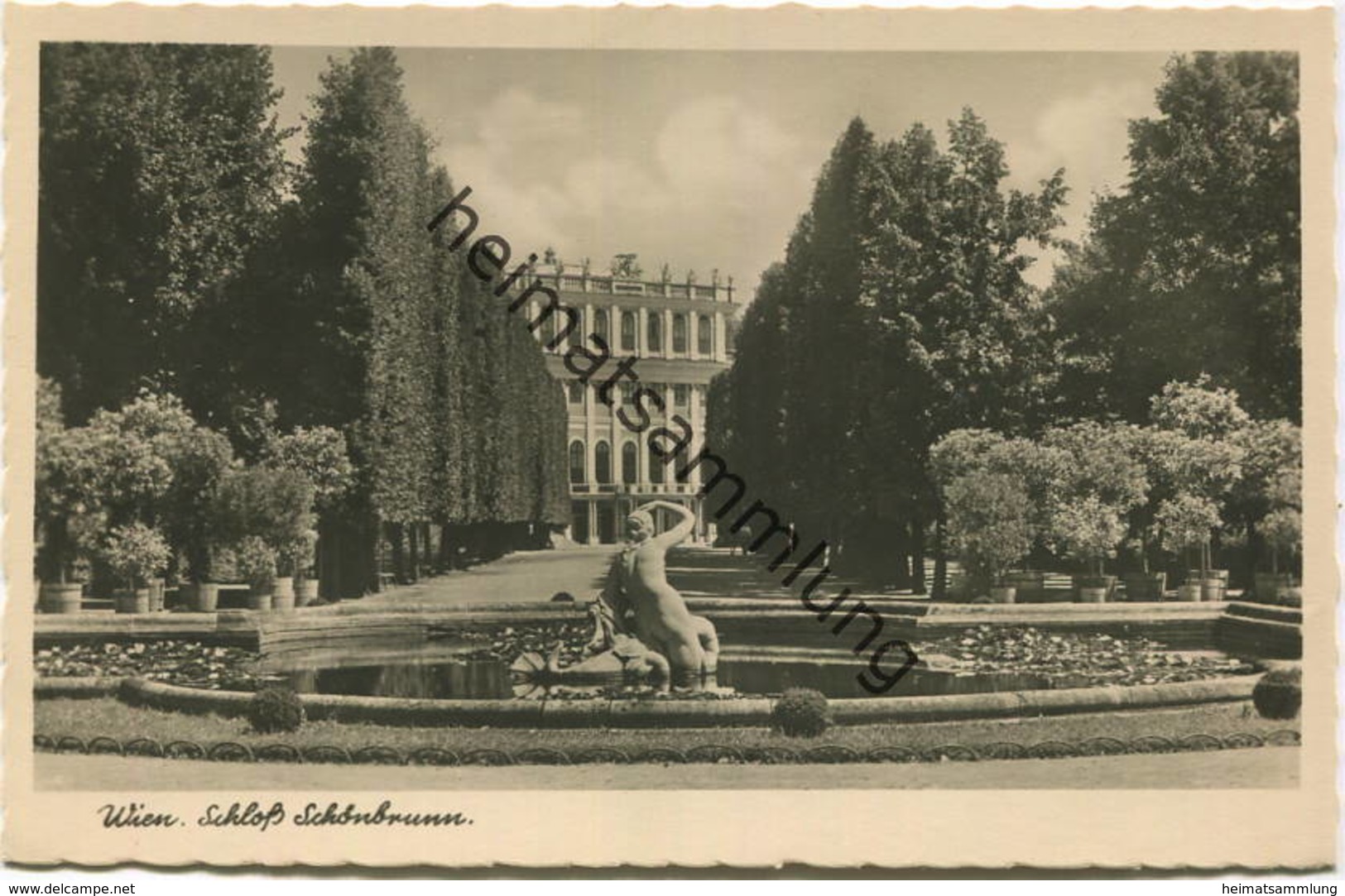 Wien - Schloss Schönbrunn - Foto-AK - Verlag W. Kobald Wien