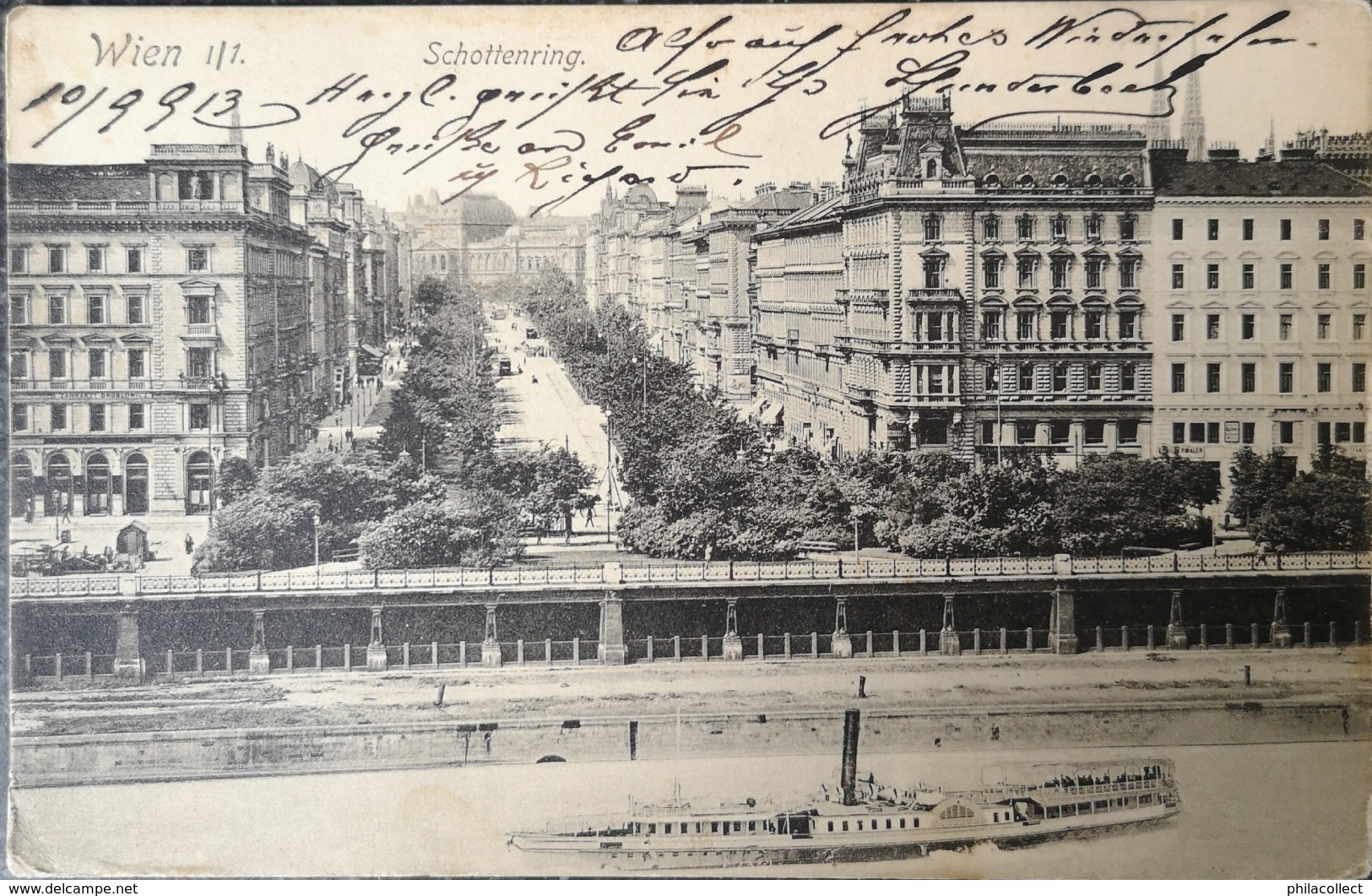 Wien // Schottenring (Schiff) 1913?