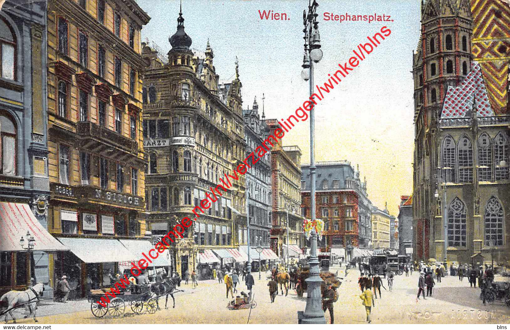 Wien - Stephansplatz - Austria - 1909