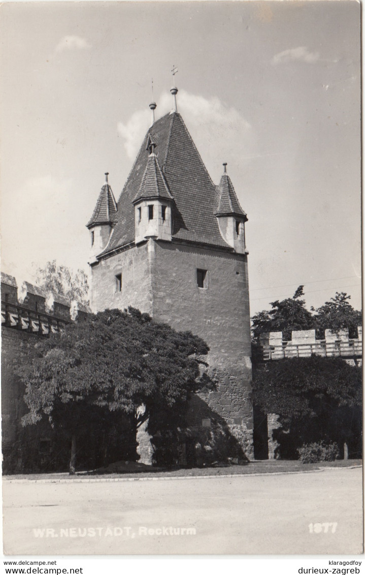 Wiener Neustadt, Reckturm old postcard unused b171130